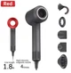 Професійний фен-стайлер Super Hair Dryer Red з 5 магнітними насадками - изображение 1