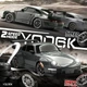 RC Машинка для дрифта 1:24 4WD 2.4GHz с LED-фарами Радиоуправляемая машина с конусами | Серо - изображение 6