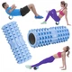 Масажний ролик Gymtek EVA 33x10 5 см голубий для йоги фітнесу самомасажу - зображення 1