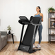 Беговая дорожка Gymtek XT580: Электрическая, 3 л.с., 14 км/ч, Cloud Cushion, Наклон 3 уровня, 15 программ. До 130 кг, Складная для дома, Bluetooth - изображение 14