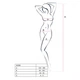 Бодистокинг Passion BS008 black, комбинезон, имитация чулок и пояса - изображение 4