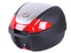 Кофр (багажник) для мотоцикла задний TT AGRO MOTO YM-0830 (V-30L) 41×41×32 черный с красным - изображение 1