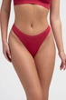 Трусики женские бесшовные стринги Giulia STRING BRIEFS COLOR L/XL Bordo-winterberry, эластичные трусики из микрофибры - изображение 3