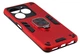 Чехол Armored Force для Infinix HOT 40I (X6528B) противоударный с подставкой кольцо красный - изображение 3
