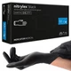Нітрилові рукавички Nitrylex®, щільність 3.7 г. - PF Black - Чорні (100 шт) M (7-8) - изображение 1