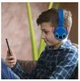 Детские беспроводные блютуз Bluetooth наушники для мальчика и девочки с персонажем Стич, со Стичем с ушками, синие Stitch - изображение 4