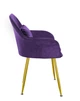 Стул в скандинавском стиле с мягкой обивкой DSF-316 Purple - изображение 4