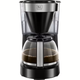 Крапельна фільтр-кавоварка Melitta Easy Top Timer (1010-04) з вбудованим дисплеєм та скляним глечиком на 10-15 чашок, чорна нержав - зображення 4