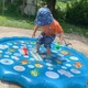 Водяний килимок-фонтан Веселка 170см надувний ігровий майданчик з водою для дітей та літнього відпочинку - зображення 2