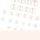 Накладные ногти 24 шт. для педикюра, нюдовые, зеркальные, полупрозрачные + клей, типсы для пальцев ног - изображение 7