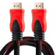 Шнур HDMI на HDMI 10м, посилений в обмотці / Кабель у тканинній оболонці / Високошвидкісний провід - зображення 1