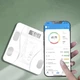 Ваги для підлоги розумні Bluetooth до 180 кг A-8003, Чорні / Електронні смарт фітнес ваги з додатком - зображення 4