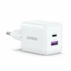 Сетевое зарядное устройство UGREEN X516 USB-C+USB 30W GaN Fast Charger White (65015) - изображение 2
