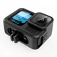 Чохол силіконовий з ковпачком на об`єктив для GoPro Hero 13/12/11/10/9 Black бампер чорний (30555-49) - зображення 5
