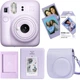 Набор камера моментальной печати Fujifilm Instax Mini 12 Purple + чехол + фотопленка 10 шт + фотоальбом 64 + фоторамка - изображение 1