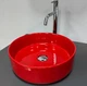 Умывальник (раковина) VBI PRATO RED GLOSSY накладной - изображение 4