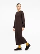 Сукня довжини міді коричнева трикотажна Arber Dress t-neck D4 WTR-229 XL коричневий (W22.14.38.531) - зображення 3