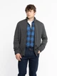 Кофта чоловіча сірого кольору трикотажна Arber Zipper-cardigan N-AVT-29 S зріст 4 сірий (M10.10.14.531) - зображення 2