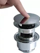 Донний клапан HANSGROHE для умивальників з переливом push-open, Chrome (50100000) - изображение 2