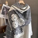 Кашеміровий шарф "Ромб" Cashmere 102013 - изображение 2
