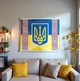 Патриотический настенный обогреватель картина пленочная с украинским орнаментом Вышиванка 240 Вт - изображение 1