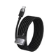 Кабель HOCO U141 Magnetic Type-C Mag3 PD 140W 1.8 м (Black) для MacBook MagSafe 3 - зображення 4