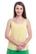 Жіноча однотонна майка на бретелях LadyLike 50 Жовтий (ll2145910103446) - изображение 1