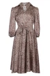 Жіноча шовкова сукня з паском LadyLike 50 Бежевий (ll2228431184443) - изображение 5
