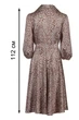 Жіноча шовкова сукня з паском LadyLike 50 Бежевий (ll2228431184443) - изображение 7