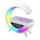Настольный RGB ночник с беспроводной зарядкой и колонкой G-Smart, Многофункциональный RGB ночник колонка BT-3401 - изображение 1