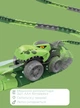 Детский автотрек интерактивная развивающая игрушка гибкая трасса с поворотами модульный комплект с машинкой тематический динопарк игровой набор для развития фантазии 46 элементов Dino Track подарок для мальчика DobraMAMA зеленый 68840 - изображение 5
