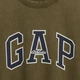 Футболка бавовняна довга чоловіча GAP 981832951 XL Оливкова (1159850391) - зображення 4