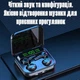 Bluetooth навушники M21 TWS, BT 5.3, подвійні з сенсорним керуванням, з мікрофоном, з PowerBank 1200 mAh, чорні, 3309657 - зображення 5