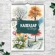 Планер-календарь 12 месяцев | Для хорошего настроения: четыре сезона | настенный А3 | вертикальный ENTERSTORE (art. 269013) - изображение 9