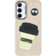 Чехол Накладка CaseIT Leather Toys для Samsung Galaxy S25 FE Coffee / Sand - изображение 1