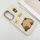 Чехол Накладка CaseIT Leather Toys для Samsung Galaxy A17 4G/5G Capybara / Sand - изображение 3