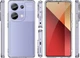 Силиконовый чехол Space Xiaomi Redmi Note 14S (прозрачный) (42265) - изображение 2