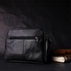Удобная женская сумка кросс-боди из натуральной кожи GRANDE PELLE 11651 Черная - изображение 8