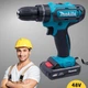 Набір акумуляторного інструменту Makita 4в1 48V з двома АКБ 6.0Ah у кейсі (шурупокрут, перфоратор, болгарка, гайковерт) - зображення 9