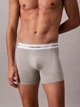 Набор трусов боксеров мужских хлопковых Calvin Klein NB4394 (Shoreline-Grey Heather-Lively Teal) M 3 шт Микс (196807918881) - изображение 2