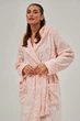 Халат BARWA garments 0227 L лапки на персиковому (2110002273956) - изображение 5