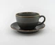 Чайная чашка с блюдцем Porland Seasons Dark Gray 222134/DG (320мл) - изображение 2
