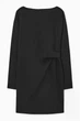 Сукня жіноча COS long-sleeved asymmetric mini dress 1212282001 L Чорний - изображение 6