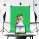 Фон со стойкой для фотостудии Puluz PU5204G Chroma key зеленый (100x200см) - изображение 5