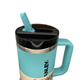 Термос термокружка Stanley Quencher ProTour Flip Straw Tumbler из нержавеющей стали 1,18 л Ocean Blue KT7001950 - изображение 2