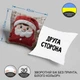 Декоративная наволочка из габардина с плюшевым Санта-Клаусом, праздничный интерьер 3Д ПРИНТ 45 х 45 см 1331345NG - изображение 2