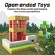 Магнітний конструктор Minecraft Дерев'яний будиночок на 110 деталей (110) - зображення 3