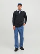 Світшот JACK&JONES чорний білий SZSKP325 S - изображение 2
