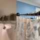 Металлические роликовые крючки кольца для шторки в ванную оттенок никель 12 шт JDT-0849525 - изображение 3