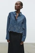 Короткая рубашка Zara 3564/060 - S - изображение 1